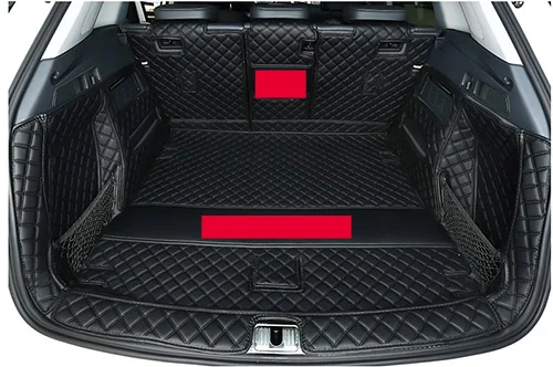 Автомобильный коврик для багажника, прочные ковровые покрытия для audi q5 FY - Название цвета: black color
