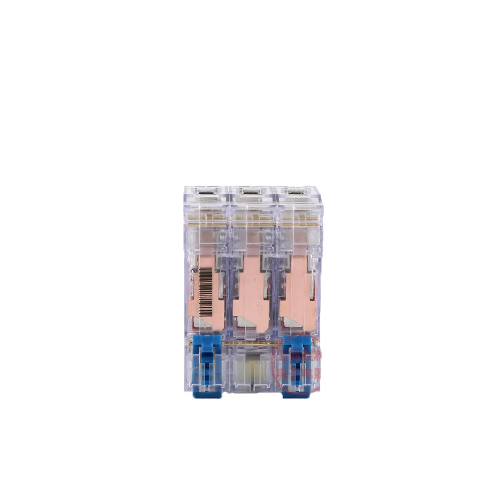 DZ47-63 прозрачный корпус 3P 6A 10A 16A AC 230V или 400V 20A 25A 32A 40A 50A 63A мини-выключатель MCB