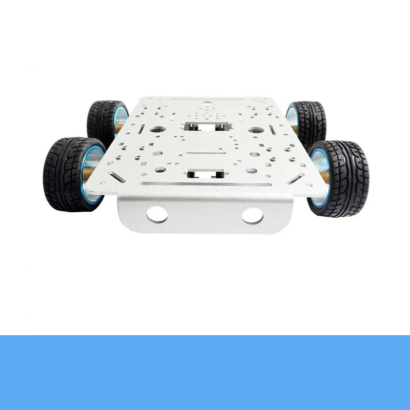 Unassembled 4WD Smart Robot Car Chassis Kit 65mm Rubber Wheel C300 Metal Robotic Education High Toruqe Motor Heavy Load DIY
