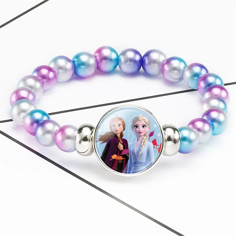 5 шт./лот, disney Frozen 2, Aishana, подарок на день рождения, сплав, стекло, для девочек, кольцо, ожерелье, браслет, серьги, вечерние, подарок на Рождество