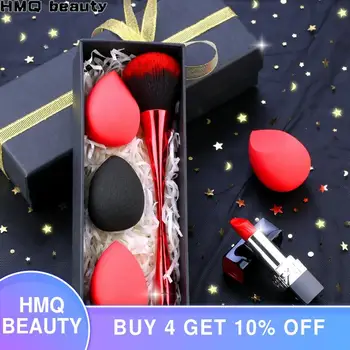 

Makeup Brush Sponge Puff Set Blush Foundation Brush Super Soft Sponge Cosmetic Beauty Makeup Tool Beautifully Wrapped Gifts