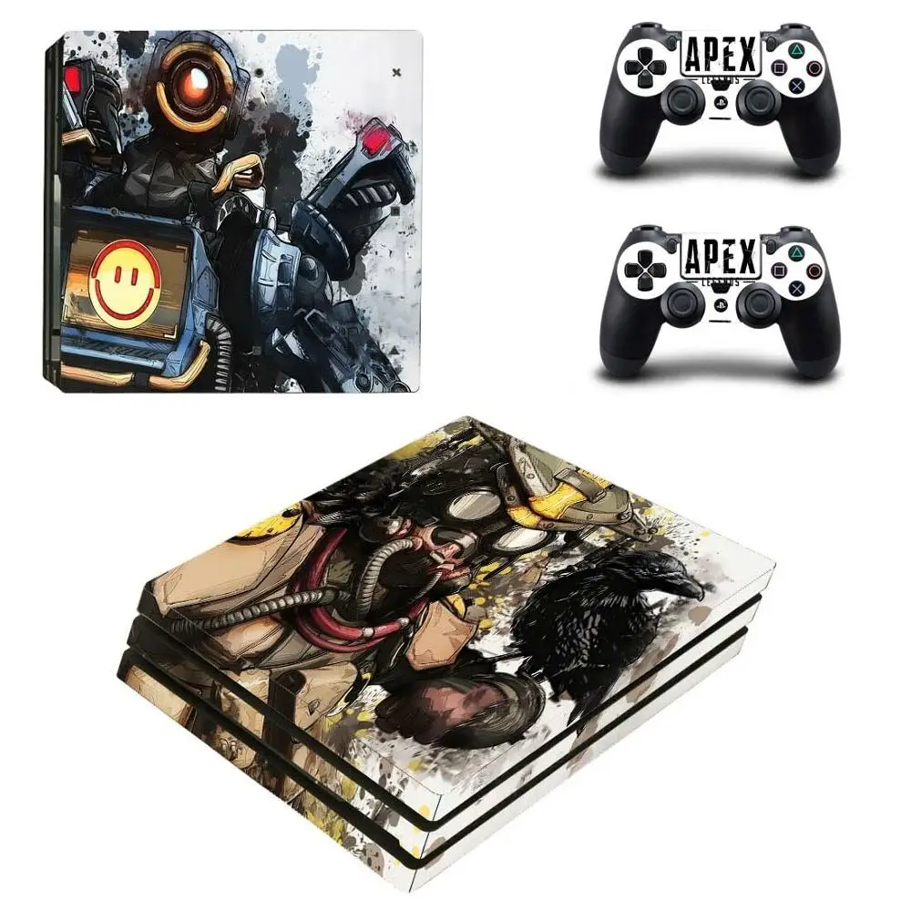 APEX Legends PS4 Pro стикер Play station 4 кожа наклейки для playstation 4 PS4 Pro консоль и контроллер Скины Виниловые - Цвет: YSP4P-3195