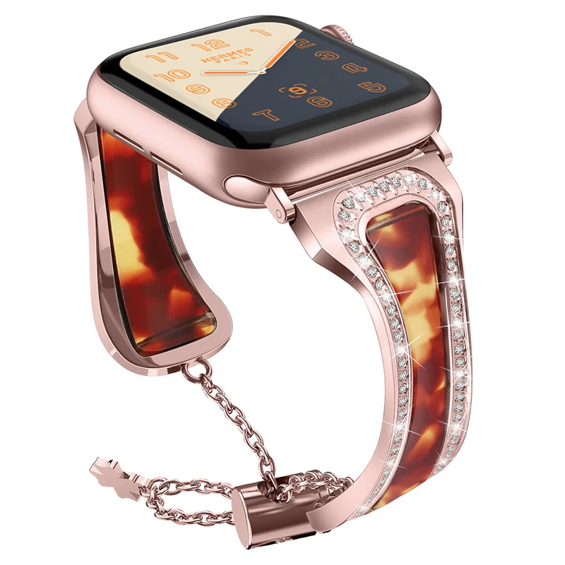 Браслет для IWatch, ремешок 38 мм, 42 мм, бриллиантовые стразы, зеркальный сменный ремешок, браслет, браслет для Apple Watch 5 82015 - Цвет ремешка: 1
