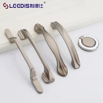 

Li de shi Minimalist Modern Wardrobe Shoe Cabinet Drawer Handle Simple European Strip Drawer Door Handle Furniture Hardware