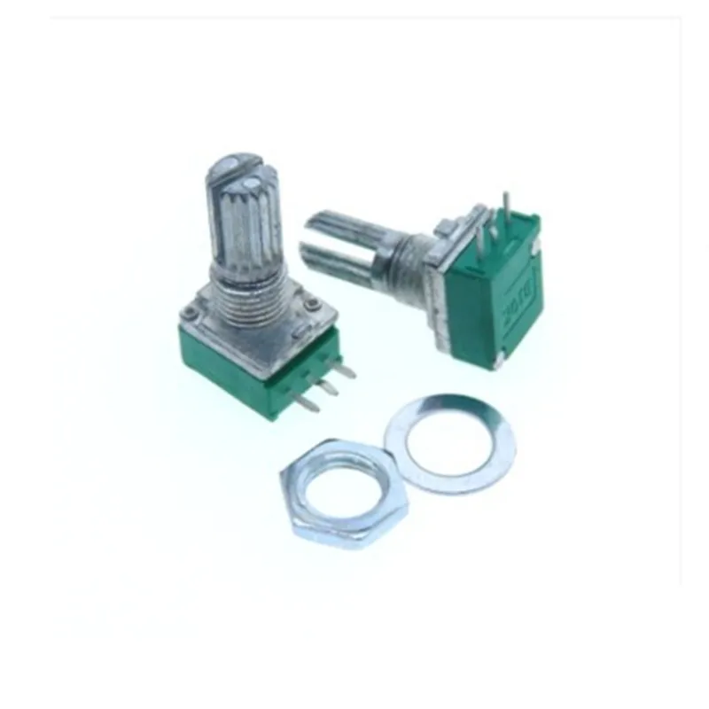 Passive Components Potentiometers B100K 100K ohm 3 Pin Linear Rotary Potentiometer for Power