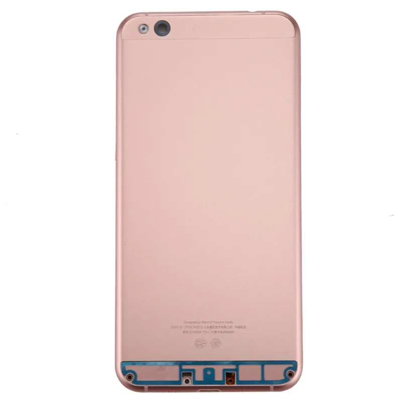 Одежда высшего качества для Xiaomi Mi 5c Батарея женские босоножки с закрытой пяткой Стекло двери Корпус+ Инструменты для ремонта - Цвет: Розовое золото
