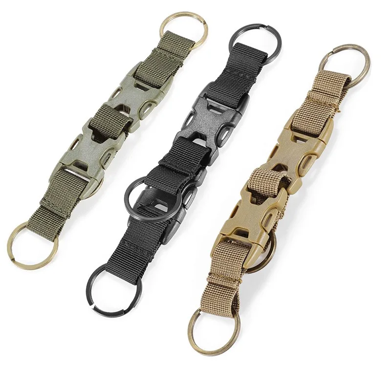 Tactical Molle Clip Buckle,Nylon Belt Key Ring Keychain Holder Carabiners  Hanger Buckle Hook for Outdoor Sport Hiking Climbing C - AliExpress