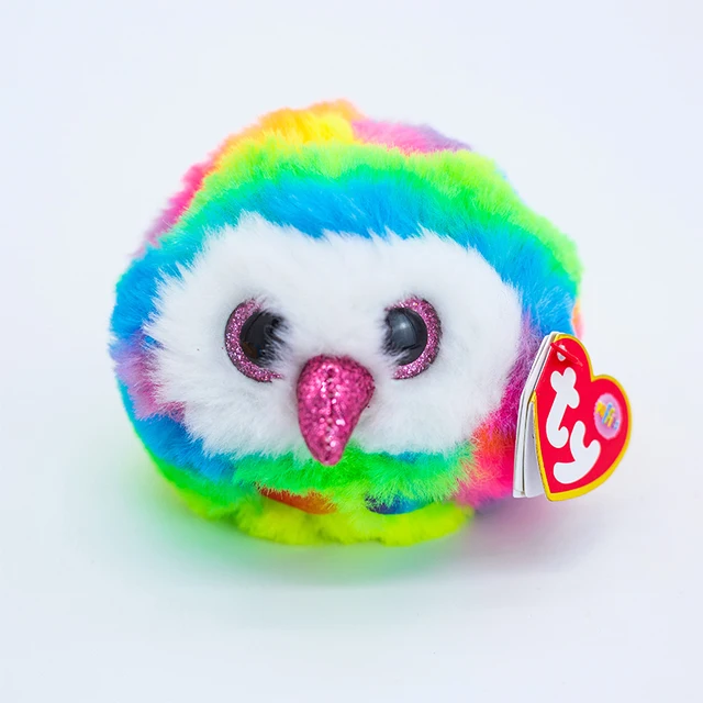 10CM Ty Big Eyes Bubble Ball Series Cat Husky Monkey Mouse Owl Unicorn Palm Doll Soft Plush Mini Toy Boy and Girl Birthday Gift 5cm-15cm