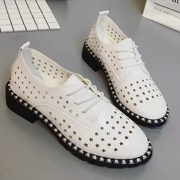 Новинка; модная женская повседневная обувь на шнуровке с вырезами; zapatillas mujer; удобная дышащая женская обувь; Размеры 35-40