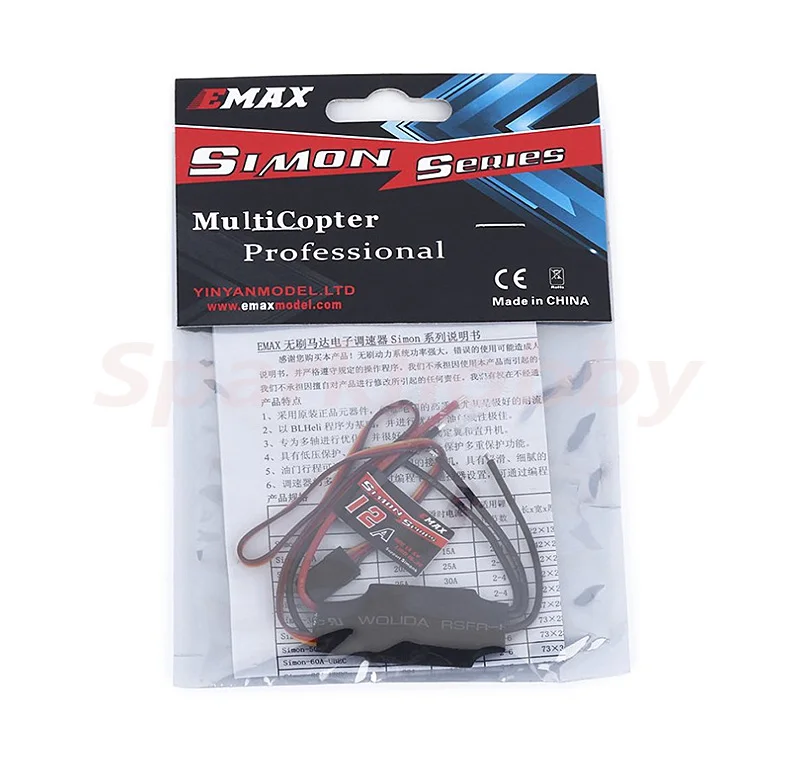 Программируемый Мини Квадрокоптер EMAX Simonk 1 шт. 12 а 30 А ESC 2 3S а/2 5 В BEC|Детали и
