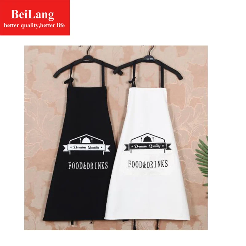 

BeiLang Fashion kitchen knife and fork apron oil-proof waterproof breathable sleeveless gown cooking couple chef