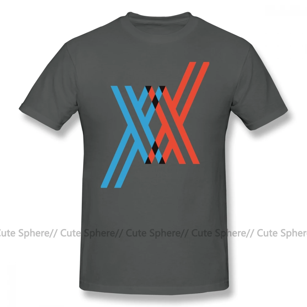 Tanie Franxx T Shirt darling in the Franxx XX koszulka z nadrukiem mężczyźni Tee Shirt niesamowite bawełna 6xl Streetwear z krótkim rękawem Tshirt