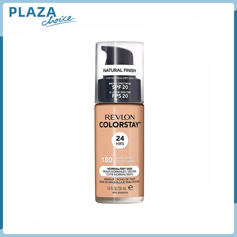 Revlon ColorStay Base de Maquillaje para Piel Normal y Seca, Color Sand Beige, 30 ML Base de maquillaje, maquillaje profesional alta calidad