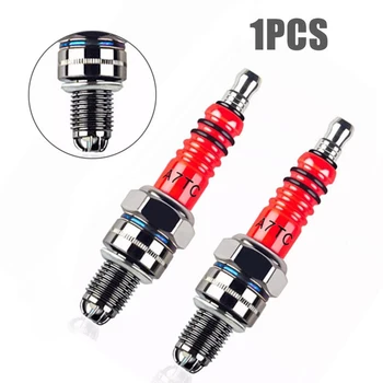 

10mm Spark Plug 3-Electrode A7TC ATV Moped Scooter Go Kart Triple CR7HSA