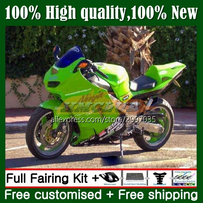 At deaktivere dramatiker Tarif ZZR1100 For KAWASAKI NINJA ZX 11R ZX11 R Light green ZZR 1100 2No.48 ZX11R  1993 1994 1995 1996 1997 ZX 11R 98 99 00 01 Fairing|Motocycle Covers| -  AliExpress