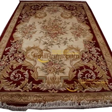 Ковер с цветами Египетский французский густой плюшевый ковер 6,4 'X 9,51' lx1601 395a gc85savyg28