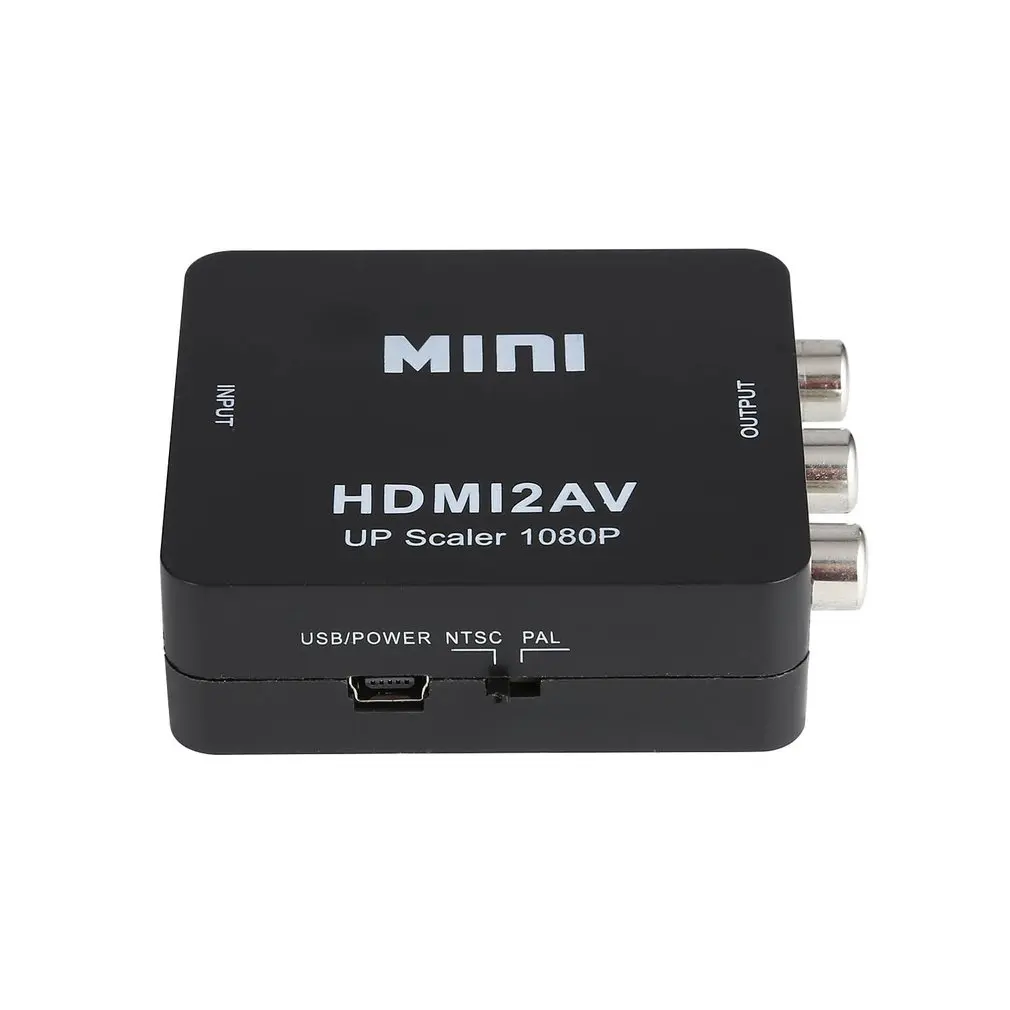 Цифровой hdmi-rca композитный видео аудио AV CVBS адаптер конвертер 720 p/1080 p мини HDMI аудио-видео преобразователи