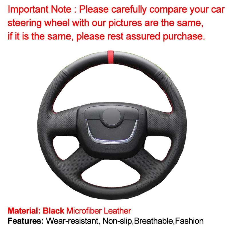 4  Skoda Octavia Superb 2012 Fabia Skoda Octavia a 5 a5 2012 2013 Yeti 2009 steering wheel Cover