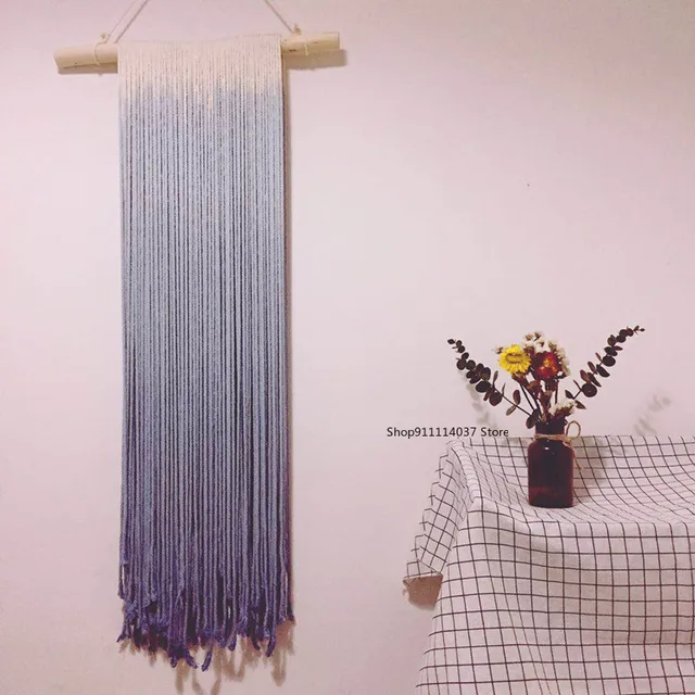 マクラメ綿コード,60m,織り,グラデーションカラー,手織り,装飾品,diy 