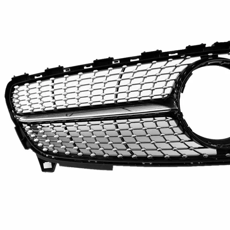 W176 Алмазная передняя решетка глянцевая черная эмблема значок ABS замена 2013-15 A класс W176 A180 A250 A200 A45 передняя решетка