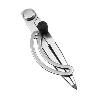 

Scriber Carbon Steel Leather Durable Spacing Gauge Line Drawing Device Silver DIY Sewing Compasses Metal Craft Marking Tools