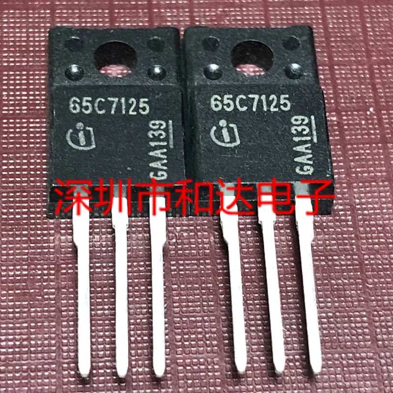 5 шт. IPA65R125C7 65C7125 TO-22OF 650V 75A