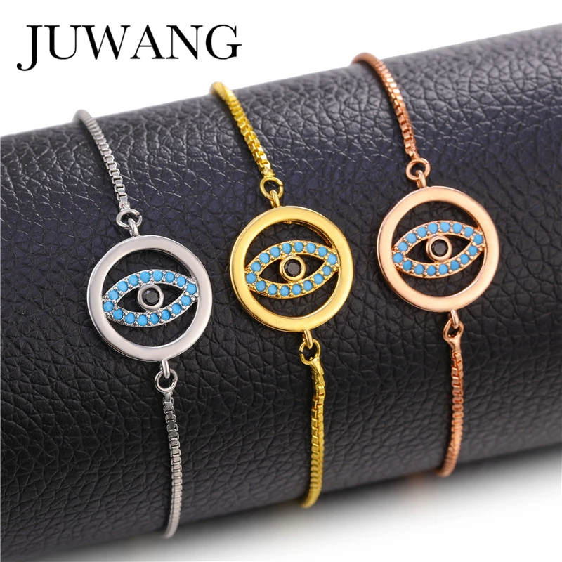 Классические женские браслеты Blue Evil Eye регулируемый женский браслет цвета