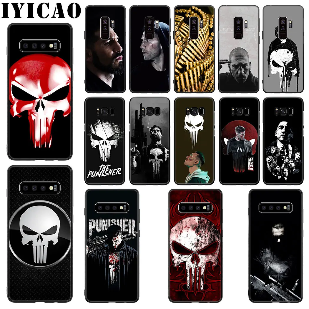 Мягкий силиконовый чехол The Punisher Frank Castle для Samsung Galaxy S20 S10 S9 S8 Lite Plus Ultra S10E S6 S7 Edge