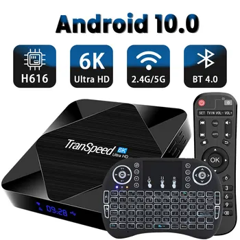 

Android TV Box Android 10 2.4G 5GHz Wifi Bluetooth 4GB 32GB 64GB 6K 3D 1080P Media Player TV Box Set top box