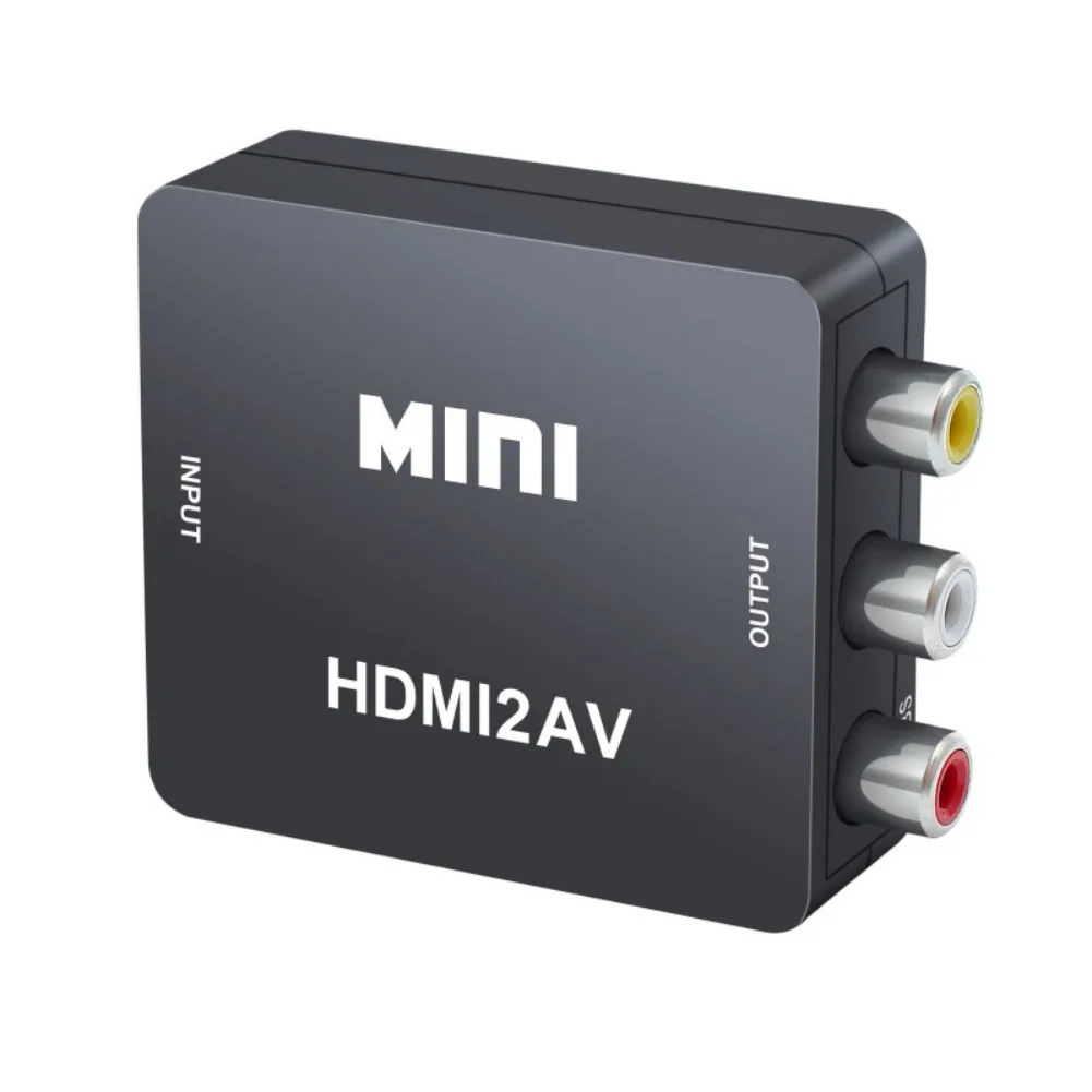 HDMI к RCA AV CVBS компонентный конвертер Scaler 1080P адаптер кабель коробка для Monito L/R видео HDMI2AV HD Поддержка NTSC PAL