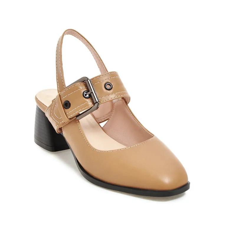 

Spring And Summer WOMEN'S Casual Shoes Chunky High Heel Shoes Korean-style Shoes STUDENT'S Shoes New Style Patent Leather WOMEN'