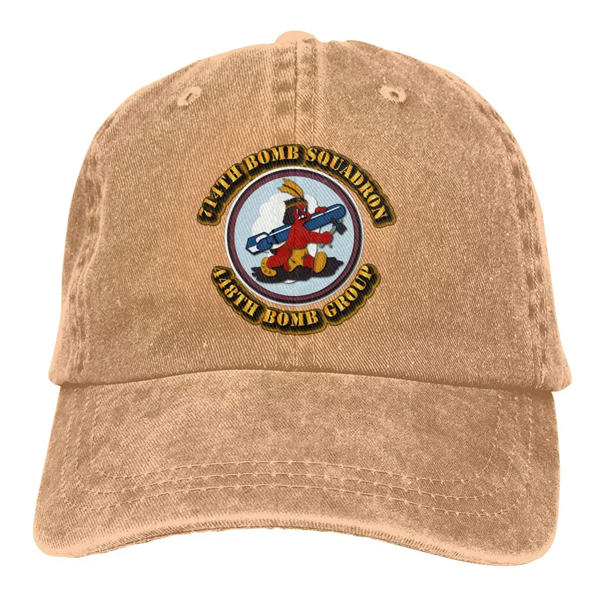 714th Bomb Squadron-448th Bomb Group-8th AF Нейтральная Регулируемая бейсболка