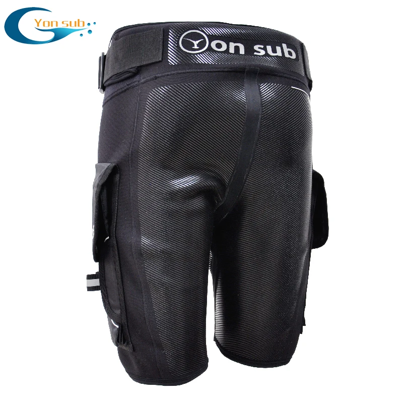 Tech Dive Wet Suits Canoeing Snorkeling Kayaking Diving Shorts Weight Pocket 