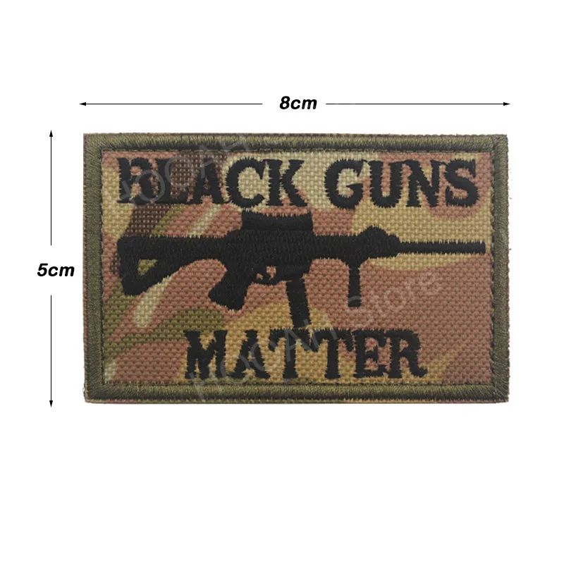 Kalashnikov Classic Tactical Embroidered Patch - I Love AK Design