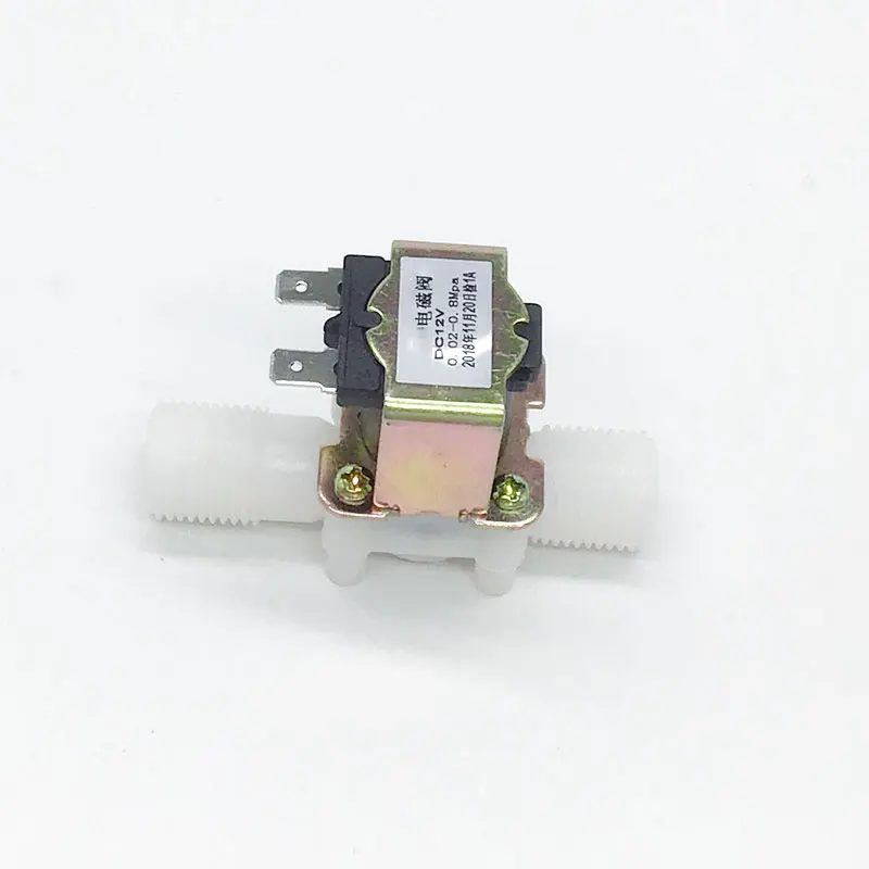 Электрический пластиковый электромагнитный клапан 1/2 дюйма 12 В 24 220