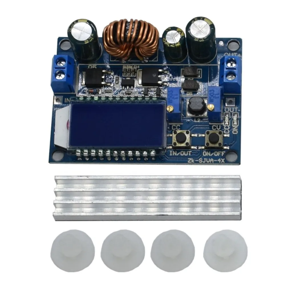 DC004 buck-boost модуль с теплоотводом DC-DC 0,5/5,5-30 V 35W 4A lcd CC CV buck boost power boost модуль