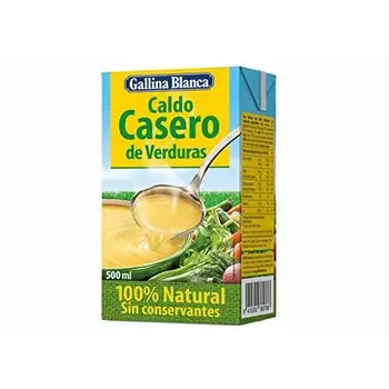 

Caldo de verduras casero 100% natural envase 500 ml