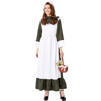 

High quality Female housemaid Cosplay Woman Halloween Maid Costume Carnival Purim Masquerade Rave Party dress
