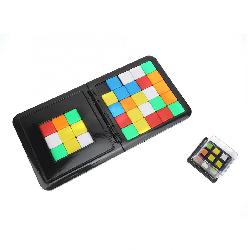 

Puzzle Cube 3D Puzzle Race Cube Board Kids Adults Interactive Desktop Colorful Battle Sport Game Education Toy