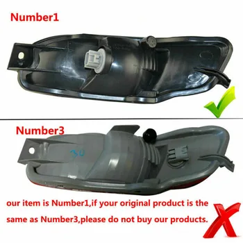 

Marker Bumper Light Halogen Accessories Red Plastic Rear Right 819100E010