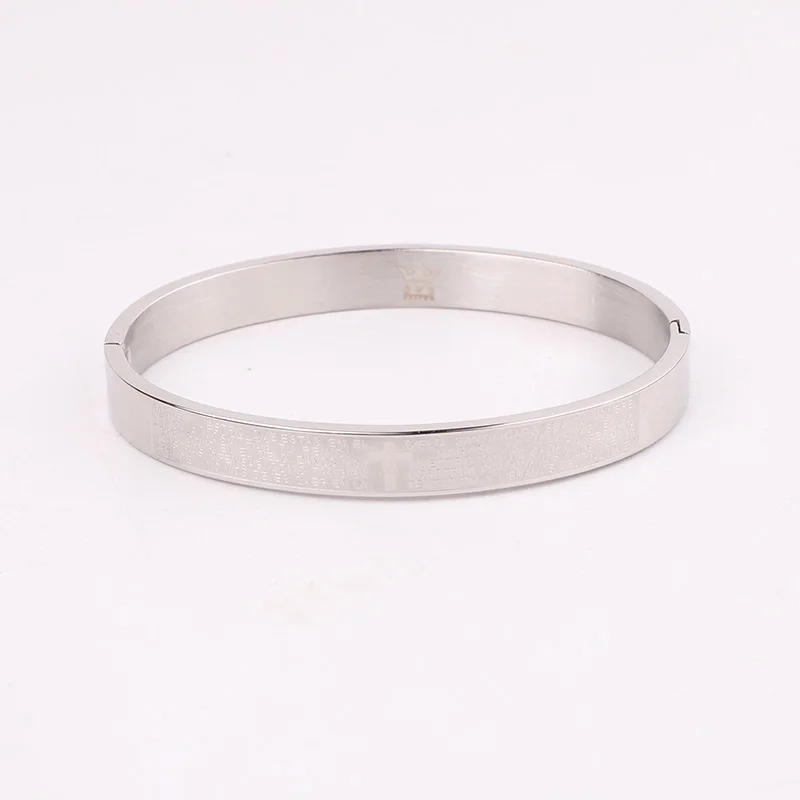 Jaravvi High Quantity Stainless Steel Cross Bangle Cord Braided Macrame Friendship Bracelet Set Men - Image 6