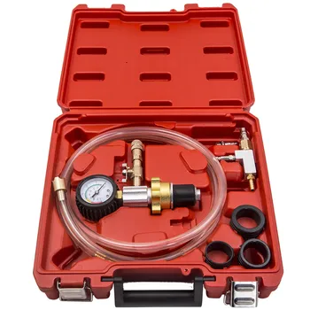 

6pcs Vacuum Cooling System Car Radiator Coolant Refill Purging Tools Gauge Kit