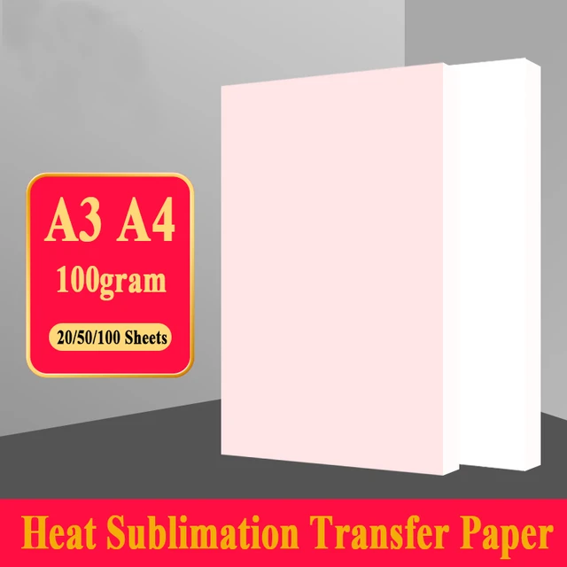 Sublimation Paper Heat Transfer Paper A4 for Any Epson HP Canon