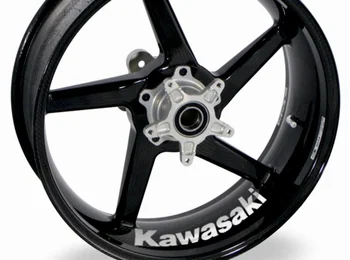 

For 4x KAWASAKI Wheel Rim Sticker Decal Motorcycle Vinyl