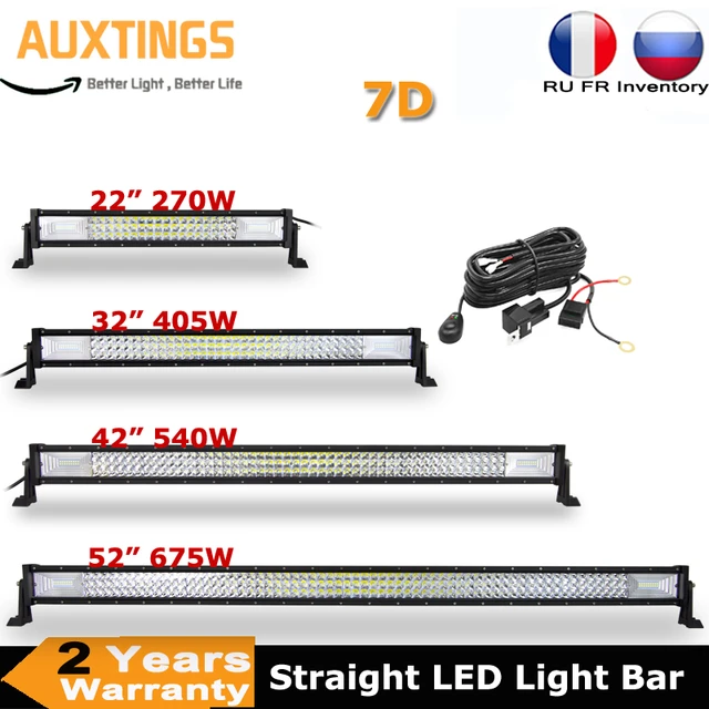 Willpower 22/32/42/52 inch Curved LED Bar 540W 675W Combo Offroad Work  Light Driving Lamp 4x4 4WD Truck Tractor Boat 12V 24V - AliExpress