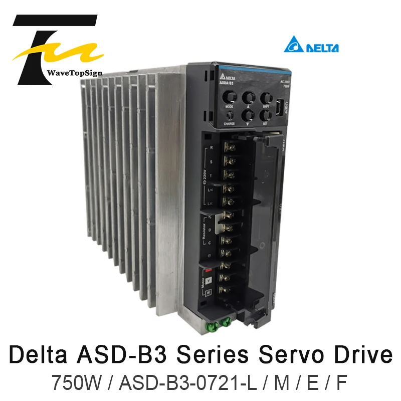 

WaveTopSign Delta Servo Motor Driver B3 Series 750W ASD-B3-0721-L ASD-B3-0721-F ASD-B3-0721-M ASD-B3-0721-E