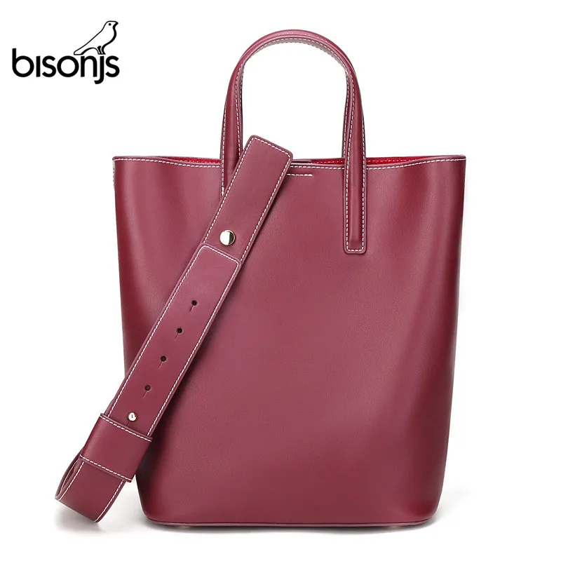 BISON DENIM, натуральная кожа, роскошные сумки, женские сумки, дизайнерские, масло, воск, сумка на плечо, iPad A4, сумка-тоут, сумка, bolsa feminina B1874