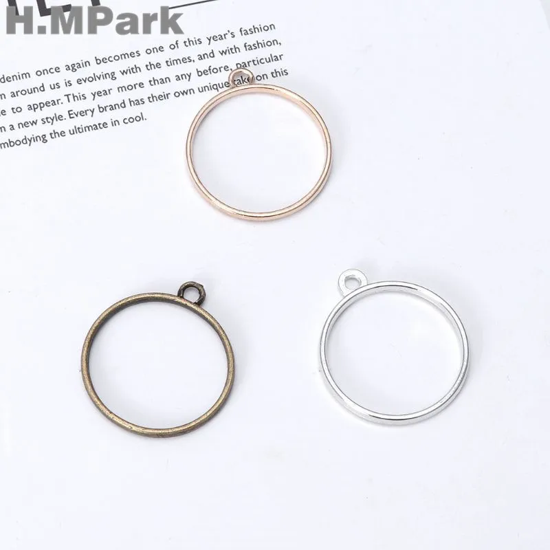 

10Pcs Round Pendant Press Flower DIY UV Epoxy Resin Mold Blank Frame Bezel Jewelry Making Tools