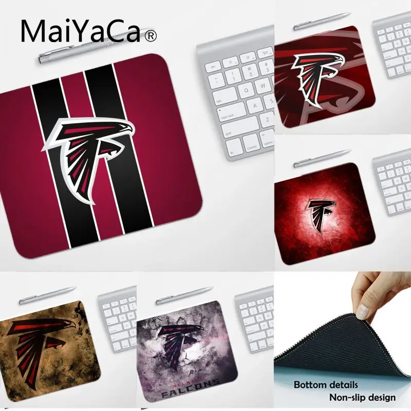 

MaiYaCa Top Quality Atlanta of Falcons Customized laptop Gaming mouse pad Top Selling Wholesale Gaming Pad mouse