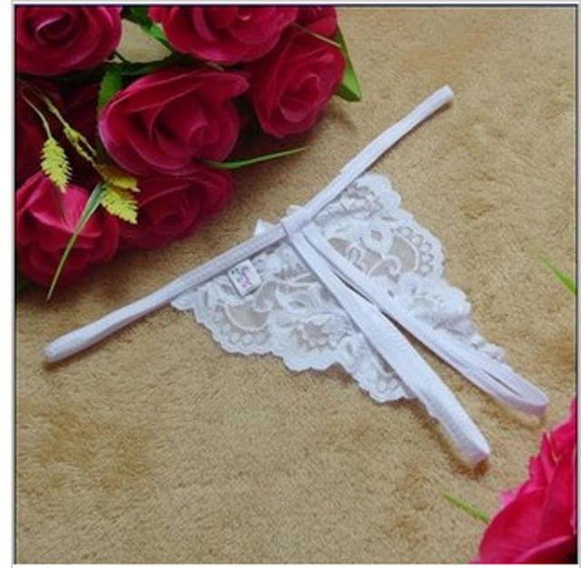 Женские кружевные стринги с вырезами и G сексуальные ажурные трусики женские